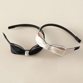 Women's headband hair band ribbon pearl decoration hair point
