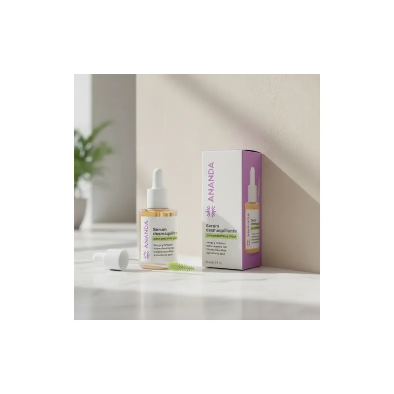 Serum Desmaquillante Pestañas Cejas Fortalecedor 30ml Ananda