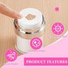 4PCS Refillable Airless Pump Bottles - Empty Vacuum Cream/Lotion Dispenser