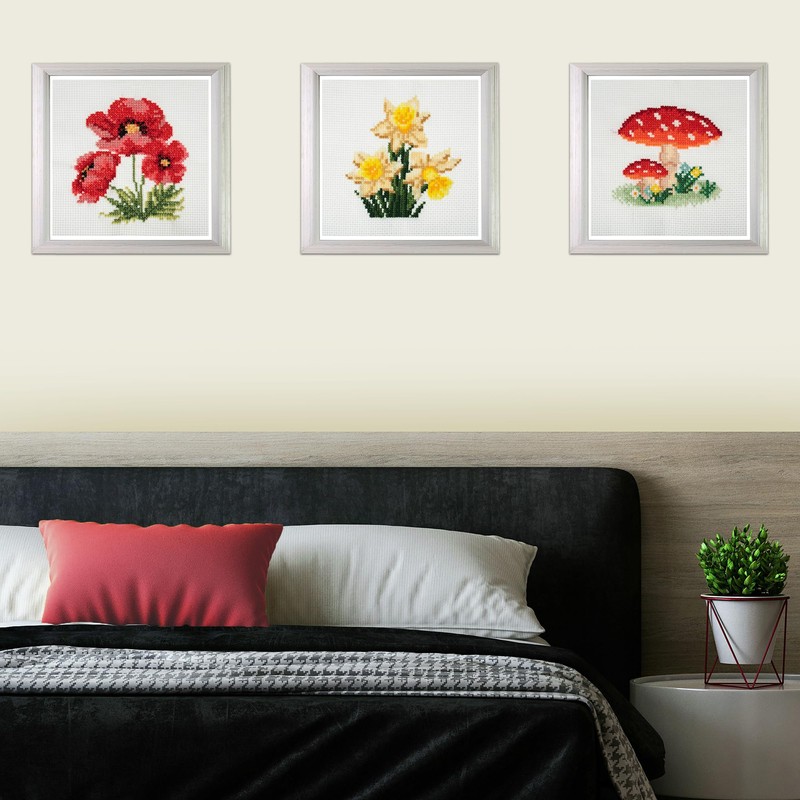 Trimits Mini Counted Cross Stitch Kits, 13 x 13cm (5