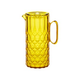 Guzzini - Vanity, Carafe with lid in Bio-based SAN and Bio-based SMMA - Terra (Saffron Yellow)