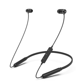 SoundMAGIC E11BT Auriculares Bluetooth con Banda para el Cuello Auriculares Inalambricos Deportivos con Cable HiFi estéreo con Micrófono con Aislamiento de Ruido Negro