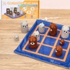 903toys Bear Cover 3Line & 4Line Strategic Intellectual Game, Logic