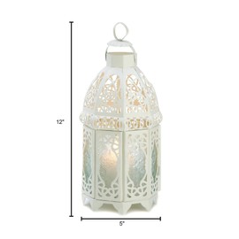 Gallery of Light White Lattice Lantern