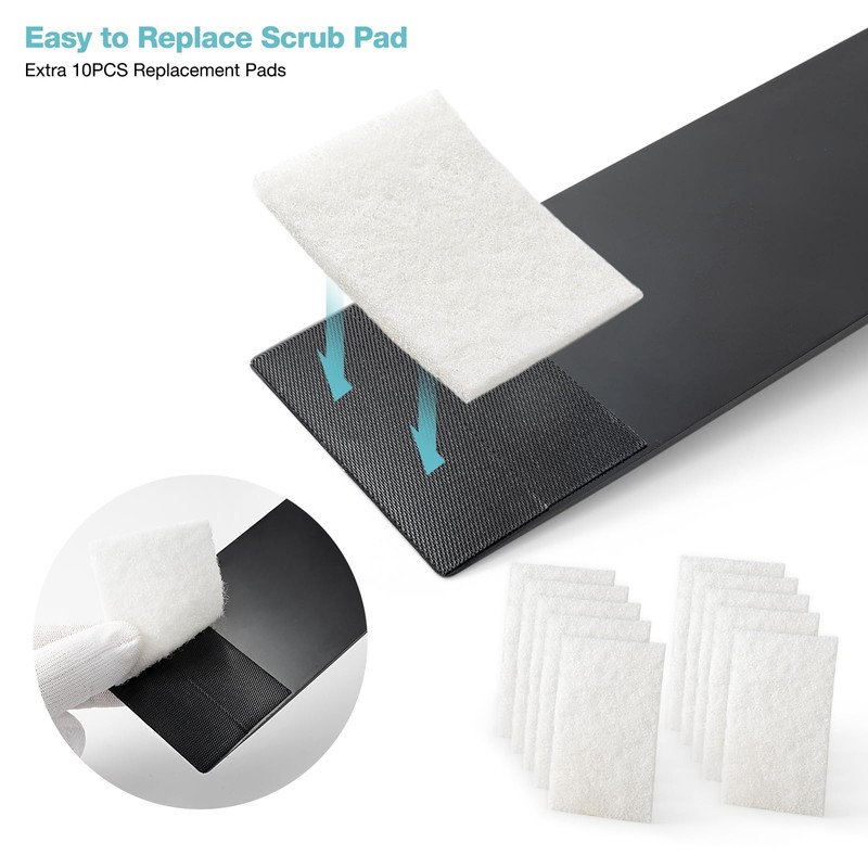 Gomake Window Tint Tools Bulldozer Squeegee Scrubber Paddle Squeegee Long