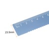 sourcing map Set of 3 Straight Ruler, 15 cm, Metric