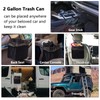 Ginsco 2 Gallons Open-Top Car Trash Can, Hanging Leakproof Car