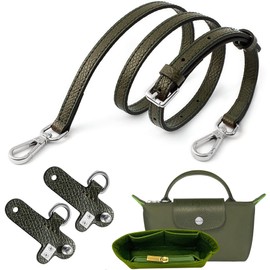 Organiser for Longchamp Bag, Shoulder Strap for Longchamp Bag Women, Carry Strap for Longchamp, Bag Organiser for Longchamp Mini, Organiser for Longchamp Pliage Mini, Purse Organise (Forest Green)