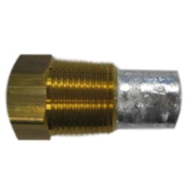 Caterpillar Engine Zinc 6L2016 Zinc Anode 3/4 inch NPT x 3/4 inch Length Plug (E-3A)