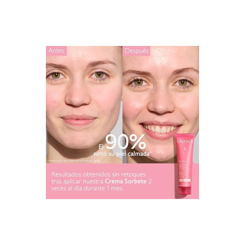 Caudalie VinoHydra Crema Sorbet Hidratante con Ácido Hialurónico - 60