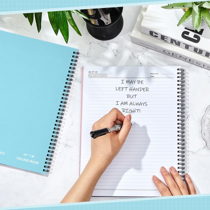 Jutom 2 Pads Jumbo Left Handed Notebook 11" x 8.5"