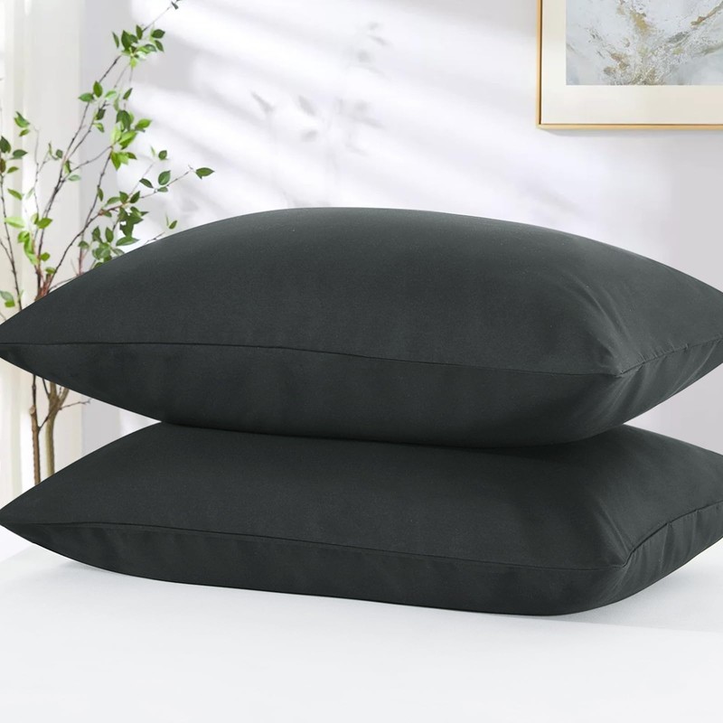 Tifschlaf Pillowcases 2 Pack Brushed Microfiber Pillow Covers Set of