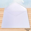 BCreativetolearn C5 White Envelopes for A5 Cards Diamond Gummed Self