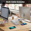 Mehrfachsteckdose mit USB C 12-Fach,Steckdosenleiste Überspannungsschutz bis 1700 Joule, Wandmontage