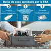 CGBE Set de 3 Neceseres de Viaje Transparentes Impermeables