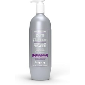 Shampoo Pure Platinum Cabello Teñido/Mechas Platinadas 1lt, Elimina el viso amarillo indeseado, Un cabello fresco, más vital y manejable en pocos paso