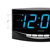 SHARP Easy to See Alarm Clock with Jumbo 2” Numbers