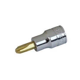 SK11 Cross Bit Socket SB3-03P Insertion Angle: 0.4 inch (9.5 mm), 1 piece