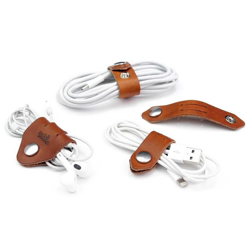 Pack & Smooch Cable Organiser Set, Cable Holder, Cable Ties,