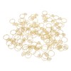 80pcs Ring Shape Paper Clips Rustproof Multifunction Multifunction with Clear