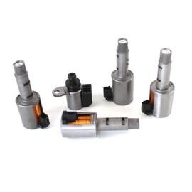 DAYSYORE JF015E RE0F11A Transmission Solenoids Kit Fits for 2012-2015 Nissan Sentra Tiida Versa Note CVT Transmission Solenoids Aftermarket Parts