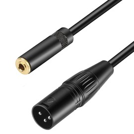 waveman xlr 3.5mm conversion cable mini plug xlr conversion stereo cord 3.5mm canon conversion cable 6N OFC oxygen-free copper stereo mini plug canon conversion cord 1 meter (however, most of the XLR output/input devices are mono)