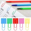 KHIRY Colourful Paper Clips, Pack of 500, Durable and Rustproof,