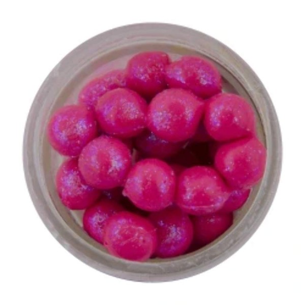 Berkley Sparkle Power Eggs Floating Magnum Pink with Scales, .5 oz Small Jar