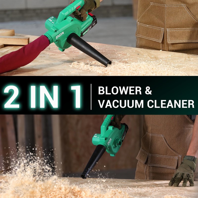 DCA 20V Brushless Blower Cordless Mini Hand Electric Vacuum,Lightweight Sweeper