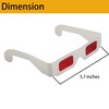 Swagwert Red-Red 3D Glasses 10 pcs anaglyph messages Cardboard 3D