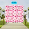 Flower Wall Panel Set, Artificial Wall Flower Backdrop 23.62''x15.74'' Inch