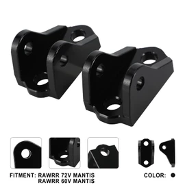 IUVWISN Dirt Bike Foot Pegs Pedal Bracket Kit CNC for Rawrr Mantis X Electric Dirt Bike Black