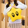 Star Backpack Bright Yellow Cute Stylish Schoolbag Waterproof Large Capacity