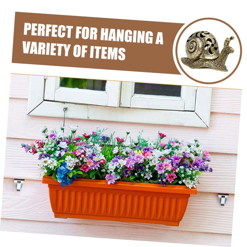 CAXUSD 10Pcs Vinyl Siding Hooks for Easy Hanging Siding Hangers