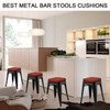 BUYUE Enhanced Anti-Slip Magnetic Bar Stool Cushions Set of 4,