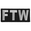 FTW Patch - Forever Two Wheels - 3.25x1.5 inch