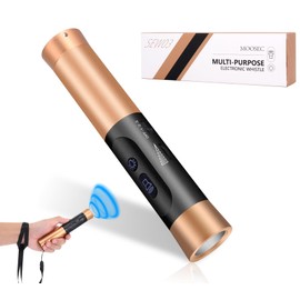 MOOSEC Electronic Whistle with LED Flashlight – Rechargeable Handheld Whistle, Adjustable 3 Tones High Volume for Sports and Emergencies, Gathering Attention for Teacher, Coach, Referee，Volume 0~125dB