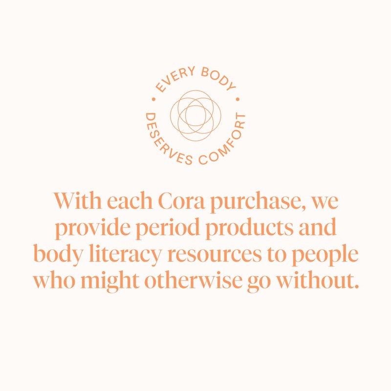 Cora Organic Applicator Tampons | Regular Absorbency | 100% Organic