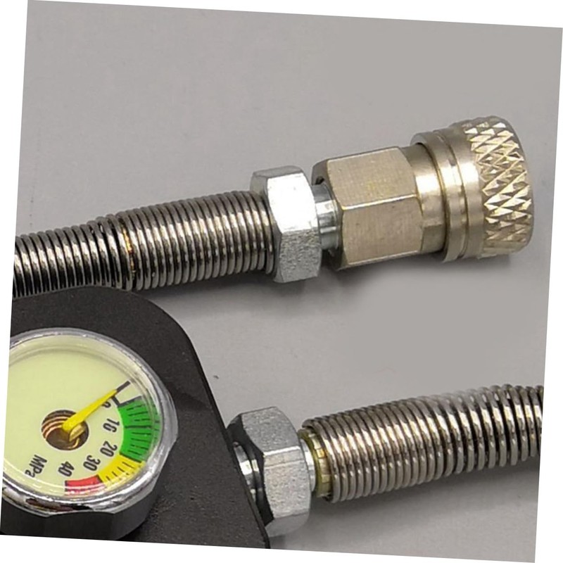 KOMBIUDA Diving Oxygen Bottle Inflation Valve Adapter Charge Valve for