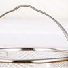 Mesh Steaming Basket Stainless Steel Comfortable Handles Heat Resistant Steaming