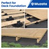 Muzata 5Pack Adjustable Deck Support Pedestal Paver Flooring Joist Supports
