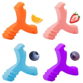 NILLOS Aligner Chewies, 4 PCS Y-Shaped Orthodontics Chewies for Trays Seater Invisible Braces, Orthodontic Munchies (Strawberry,Orange,Blueberry,Grape)