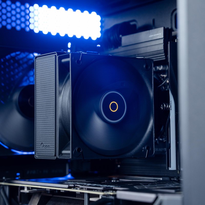 Ocypus Gamma A40 BK Air Cooler CPU,100mm PWM Low-Noise Fan,133mm