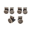 Olata Pack of 6 Clip On Braces Buttons in Gift