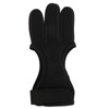 Bow Arrow Finger Guard Competition Archery 3 Fingers Glove Adjustable