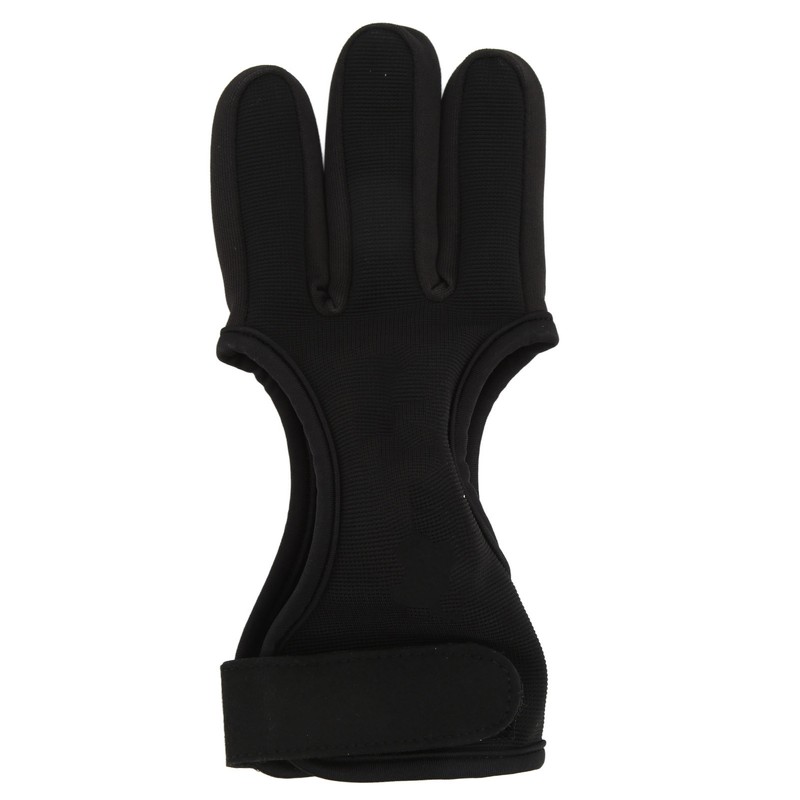 Bow Arrow Finger Guard Competition Archery 3 Fingers Glove Adjustable