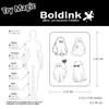 Boldink Semi-permanent tattoos, realistic fake tattoos, last 7-15 days, waterproof