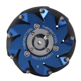 4in Mecanum Wheel Right Aluminum with TPU Rubber Rollers Industrial Robot Parts