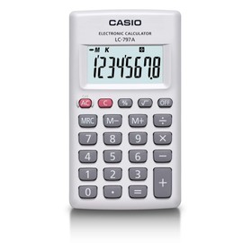Casio Card Type Calculator LC – 797 a – N