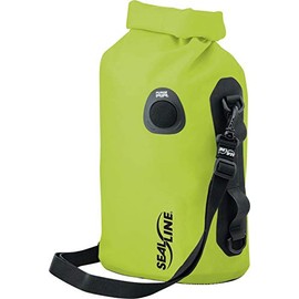 SealLine Discovery Deck Waterproof Dry Bag with PurgeAir, Lime, 10-Liter